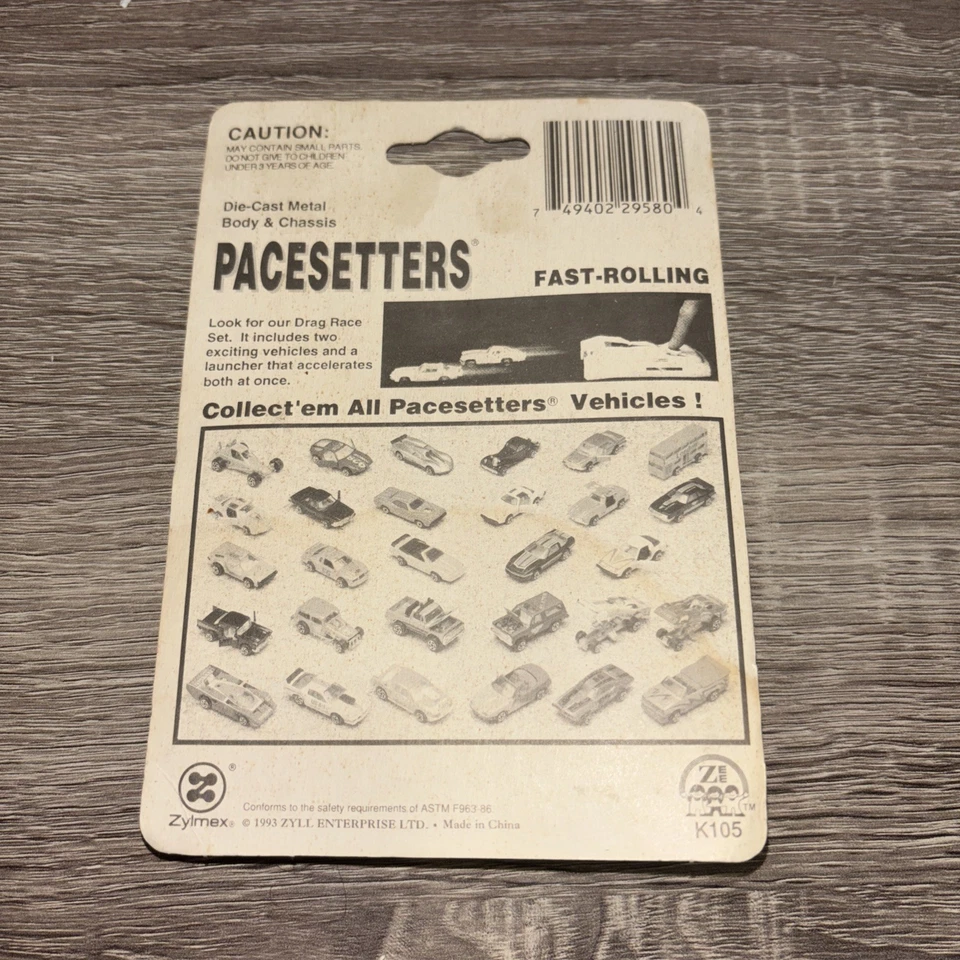 Pontiac convertible rosa #29580 Zylmex Zee Toys 1993 Pacesetters Foto 3 de 3