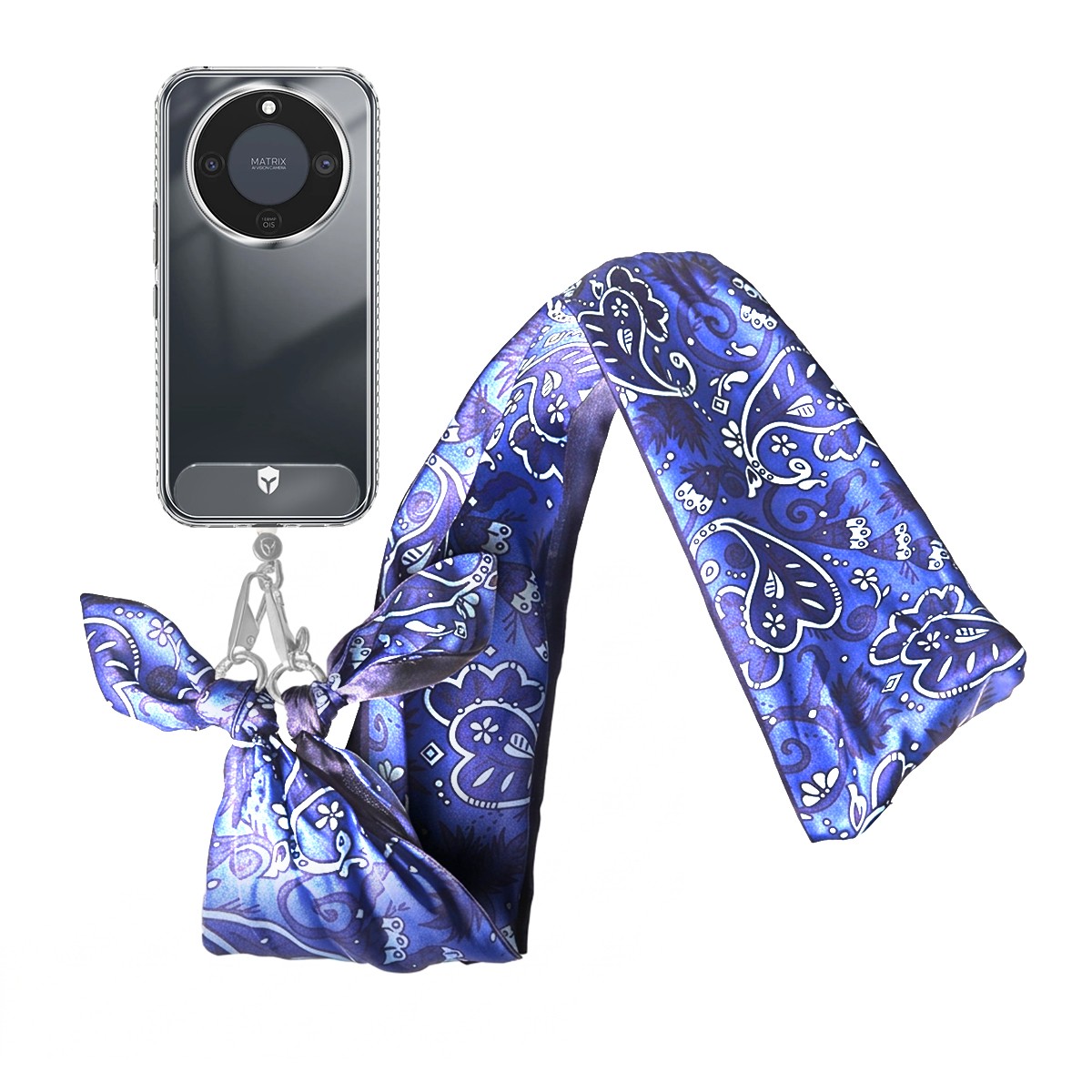Sacoche téléphone foulard amovible pour festival et sorties quotidiennes estivales