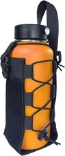 Molle Water Bottle Holder Tactical Pouches 32 40 64 oz Multi 16-64 oz, Black 