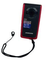 Samsung HMX-W200 Camcorder - Red w/ 8Gb MicroSD Card Works