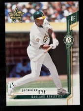 2001 Donruss Jermaine Dye Oakland Athletics Rookie & Stars Baseball Card #52