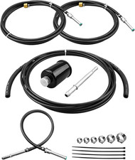 Fuel Line Replacement Kit Fit for Chevy Gmc Gas Trucks 1988-1997, Nylon Fuel Lin