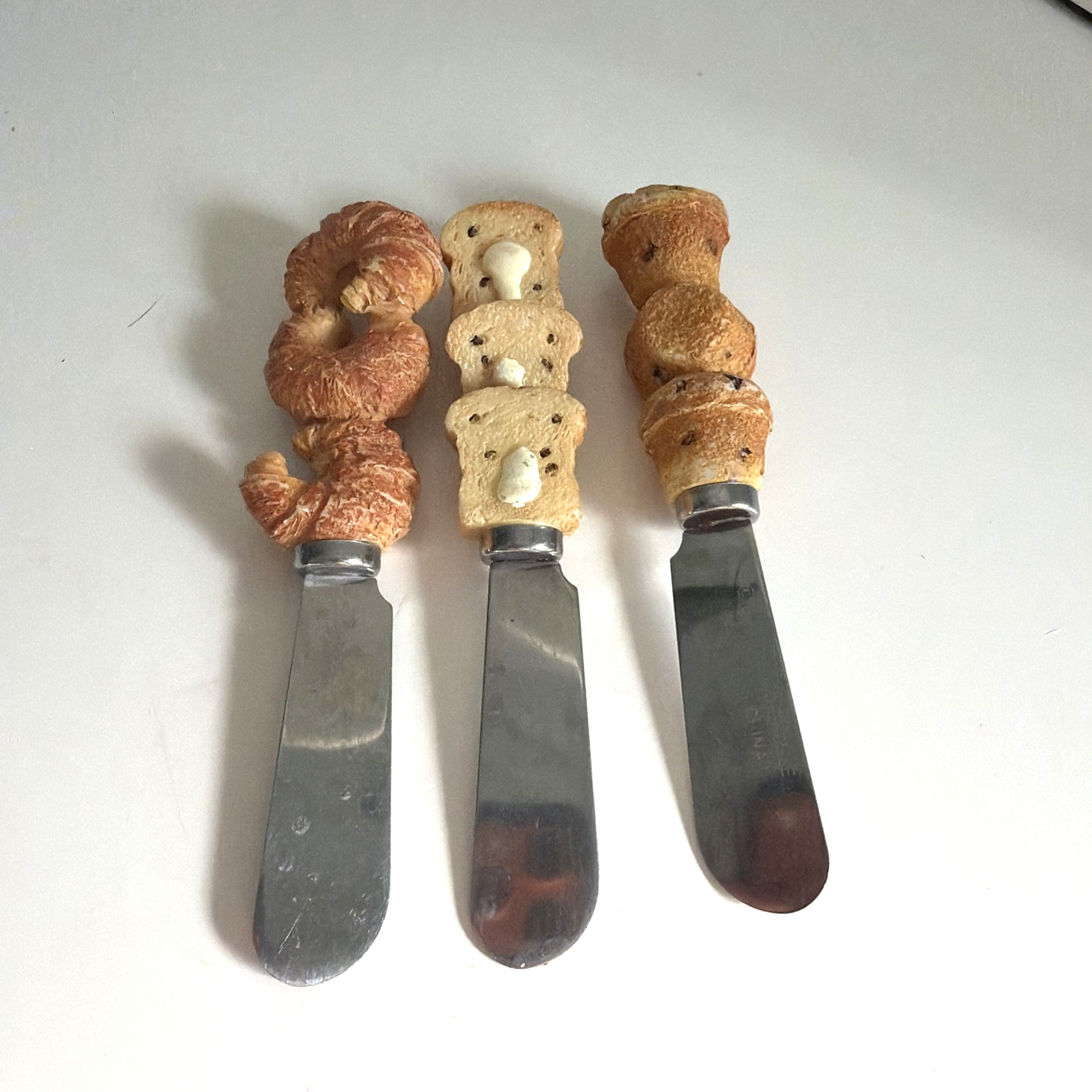 Vintage Boston Warehouse Breakfast Spreader Set Croissant Muffin Charcuterie