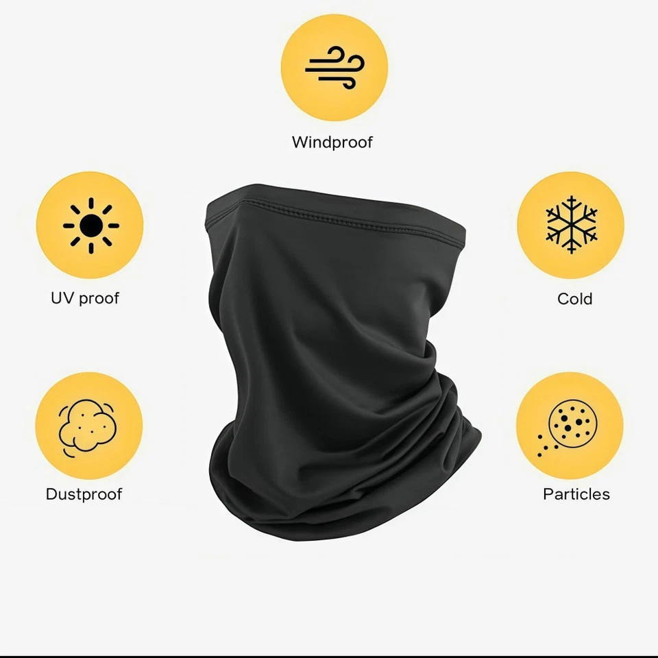 6-18pcs Cooling Face Scarf Sun Shield Neck Gaiter Balaclava Neckerchief USA - Image 4 of 4