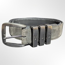 VTG Versace Jeans Couture Belt - Black Leather - VJC Mens
