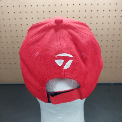 TAYLORMADE M1 TP5 GOLF HAT CAP ADJUSTABLE RED - Picture 3 of 4