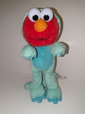 Sesame Street Dancing Elmo Dino Stomp 13" Works 