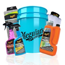 Auto Wasch Set Meguiars Hybrid Ceramic Shampoo Felgenreiniger Trockentuch Eimer