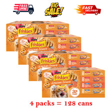 4 Packs -Friskies® Chicken Lovers Adult Cat Wet Food - Variety , 32 CT, 176 OZ 1.44 per gallon