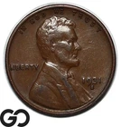 1931-S Lincoln Cent Wheat Penny, Semi-Key Date, Choice AU