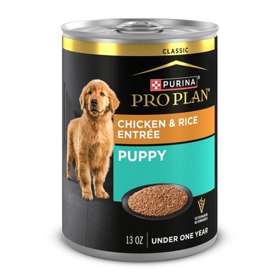 Purina Pro Plan Wet Puppy Food Pate, Wet Food Classic Chicken and Rice Entrée - 