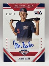 2020 Panini USA Stars Stripes Joshua Hartle Auto #16U-JO Guardians 028/217 NM