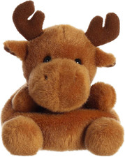 ® Adorable Palm Pals™ Cinnamon Moose™ Stuffed Animal - Fun Collectible Plush for