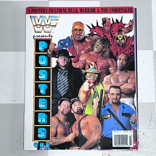 WWF WCW Vintage Wrestling Fan Souvenir Zeitschriften Poster & ungeschnittene Karten Konvolut - Bild 2 von 17