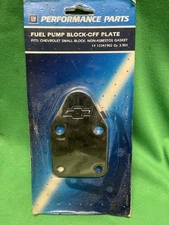 12341902 Small Block Chevy Fuel Pump Block Off Plate GM Performance Parts