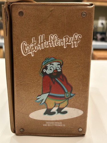Vintage 1960’s Beany and Cecil Vinyl Lunchbox - Very Clean And Rare Brown Color - Picture 6 of 14