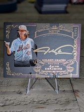2015 Topps Five Star Golden Graphs Jacob deGrom #GG-JD Purple /25 (AU)