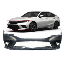 Front Bumper Cover For Honda Civic 2022-2023 Primed 04711T20A00ZZ HO1000327