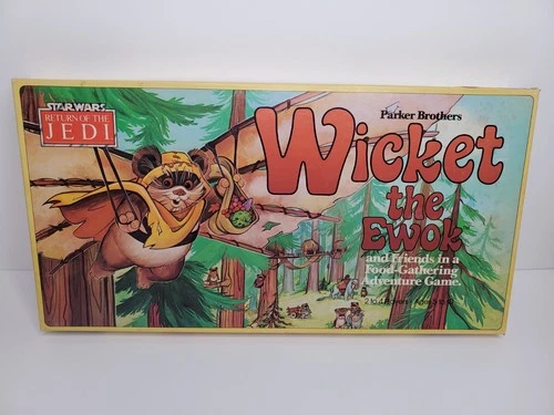 Vintage Star Wars Wicket The Ewok Board Game 1983 Parker Brothers 100% Complete