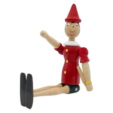 GICO Pinocchio Gelenkfigur aus Holz, Länge 3...