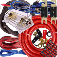 Complete 5000W to 9500W Gravity 0 Gauge Amplifier Installation Wiring Kit Amp PK
