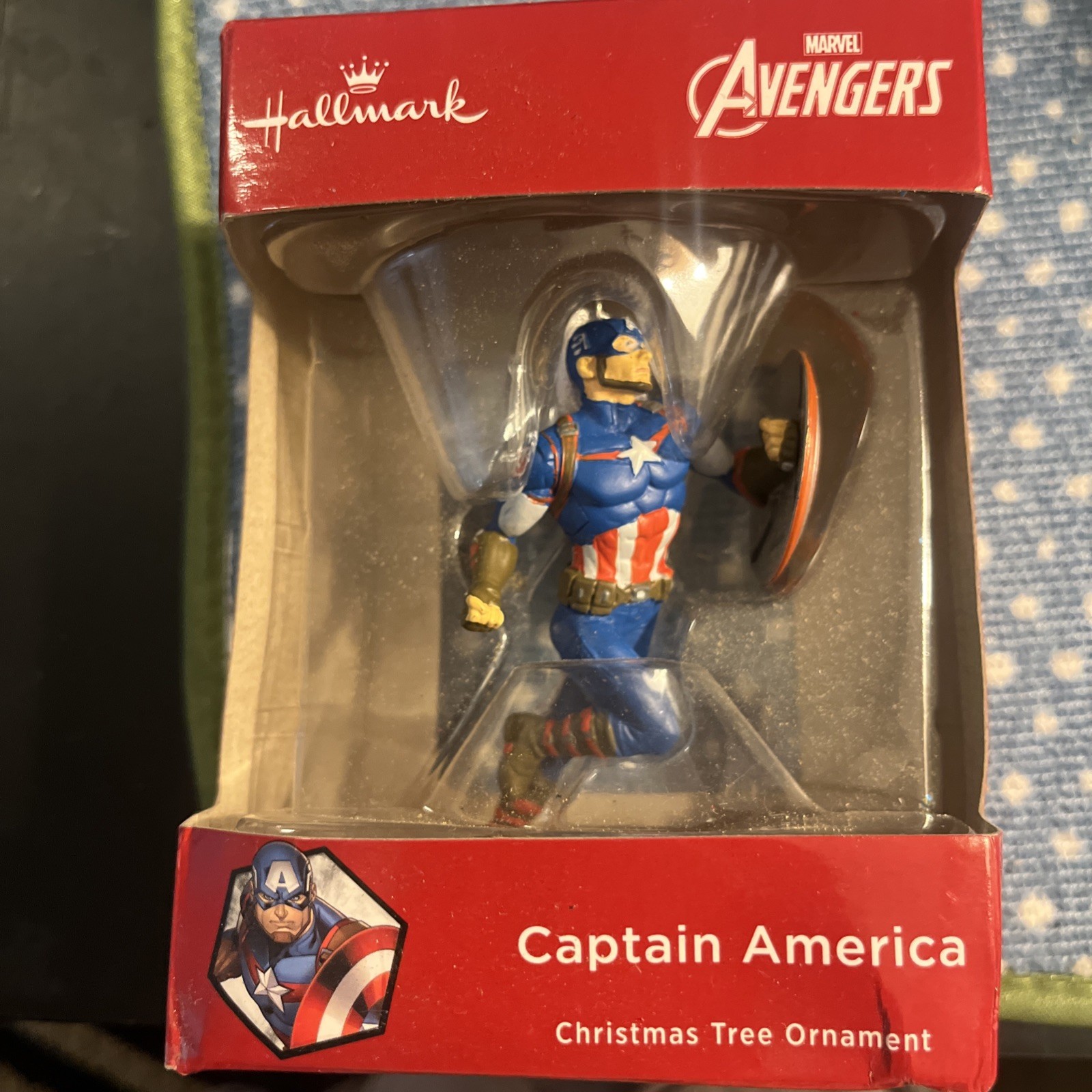 Marvel Avengers Captain America 2018 Hallmark Christmas Ornament