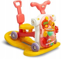 5in1 Multifunctional Baby Walker Pushchair Ride-on Toy Music Panel