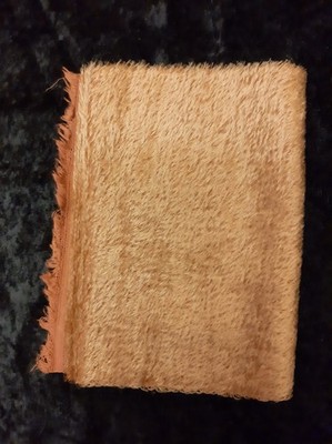 Schulte Mohair Reststück 25 x 68 cm braun ca. 5 mm Flor