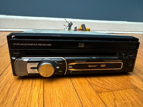 DUAL Electronics XDVD176BT SAMOCHÓD DVD / CD / Bluetooth zmotoryzowany flip out ekran dotykowy