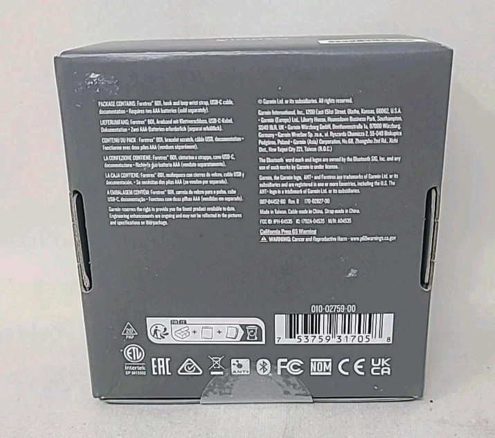 Garmin Foretrex 801 Wrist GPS Navigator with Strap. New-Factory Sealed  - Image 4 of 4