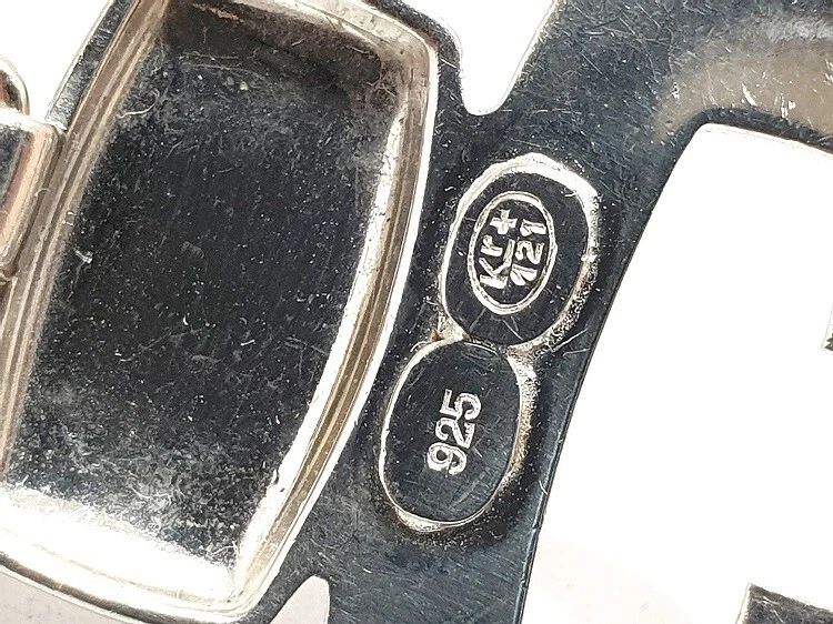 Gold Kraemer Armband Armreif Sterling Silber 925 aus dem 70er Jahre - Bild 4 von 4