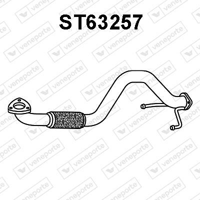 Tuyau d'échappement VW Golf V 1.4 16V en acier aluminisé anticorrosion à haute étanchéité