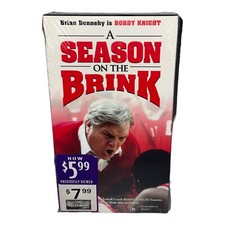 Bobby Knight - A SEASON ON THE BRINK (VHS, 2002) BRIAN DENNEHY Drama Sealed