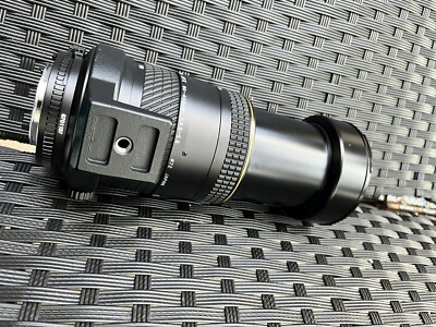 Tokina AT-X AF 80-400mm / f 4.5-5.6D Apo Lens For Nikon w/Case And