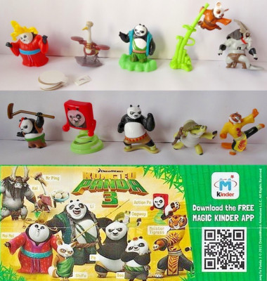 Kung Fu Panda 3 - Wähle deine Figur (FS276 - FS285) Kinder Überraschung