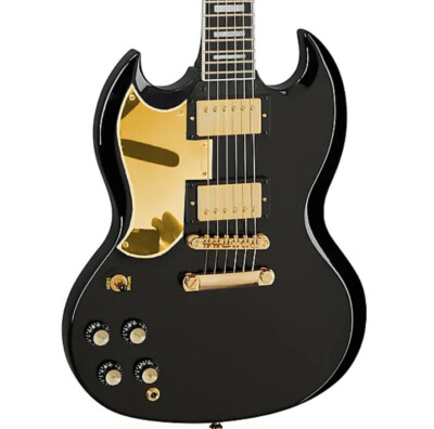 Gold Acrylic Mirror Lefty Pickguard For 2017-present Epiphone G400 & SG Custom