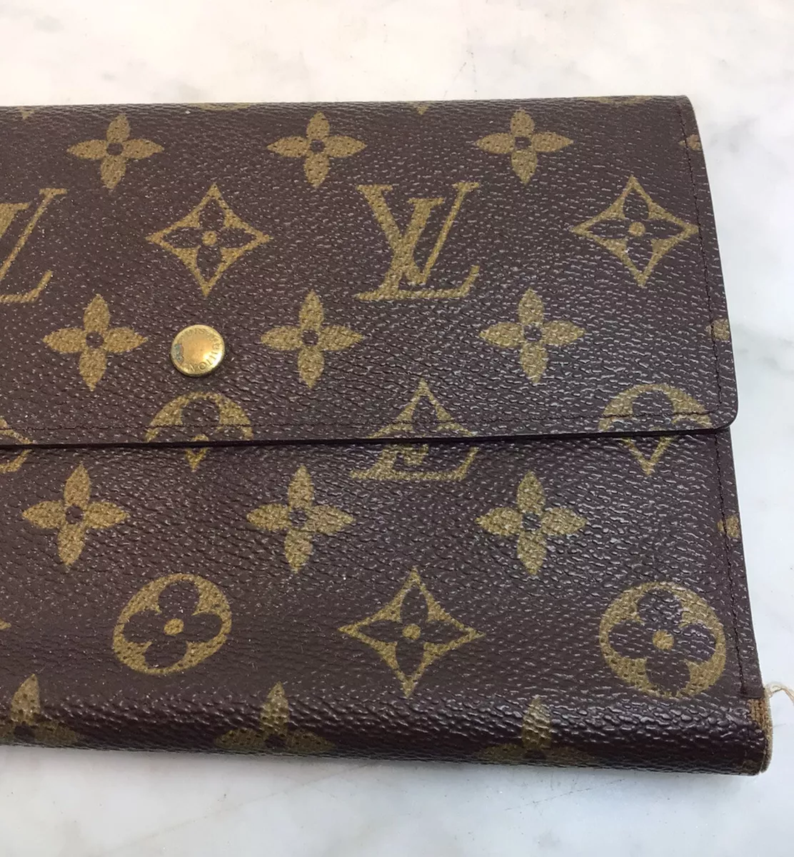 AUTHENTIC LOUIS VUITTON TRI FOLD WALLET VINTAGE  Louis vuitton wallet, Vintage  louis vuitton, Louis vuitton rare