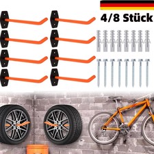 4/8 x Autoreifen Wand Halter Haltebügel Reif...