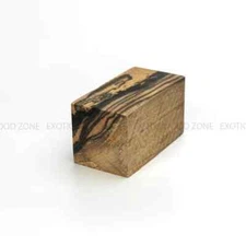 Black and White Ebony Bottle Stopper 2x 2x 3 Turning Wood Blank- Free Shipping