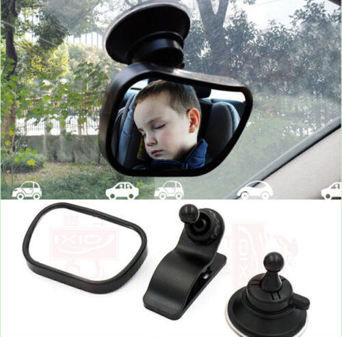 Car Baby Back Seat Rear View Mirror for Infant Child Toddler Safety Suction&Clip - Picture 1 of 8