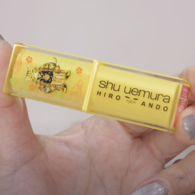 HIRO ANDO shu uemura ピンバッジ　ノベルティ SHU UEMURA HIRO ANDO Tiger Kinu Rouge Matte Lipstick Sci-Fi Beige
