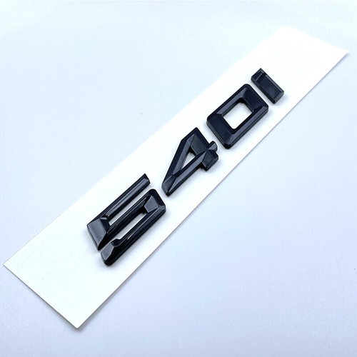 Lettrage Chiffre Emblème Sigle Numéro ADHESIF COFFRE BMW Serie 5 545i NOIR NEUF