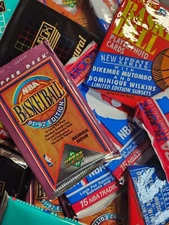 Lot of 55+ Vintage Basketball Cards In Factory Sealed Unopened NBA Packs Jordan