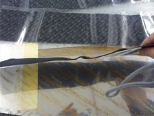 VELCRO® BRAND FASTENER 4" x 20"  Black Hook 88 High Temp Adhesive with tunneling