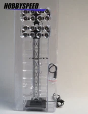 LIONEL DOUBLE FLOODLIGHT TOWER PLUG-N-PLAY train track lighting 6-82013 NEW