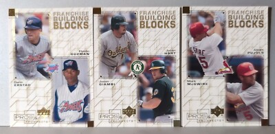 2001 Upper Deck Pros and Prospects Franchise Building Pick from drop down list