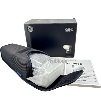 New OLYMPUS OM SYSTEM FL-900R Electronic Flash GuideNo. 58@100mm /190' at ISO100