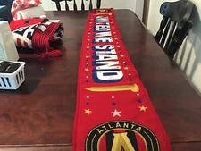 Atlanta United Scarf Ruffneck United We Stand MLS Futbol Club Fringe NWT
