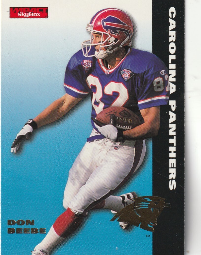 FREE SHIPPING-MINT-1995 Skybox Impact Don Beebe #18 BILLS
