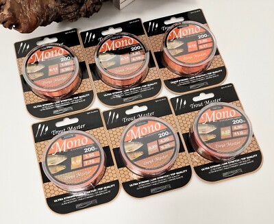 Spro Trout Master Hi-Vis Mono Orange 0,12mm 0,14mm 0,16mm 0,18mm 0,20mm 0,22mm